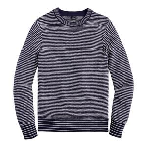 J.CREW Rugged Merino Wool Bird's-eye Sweater S